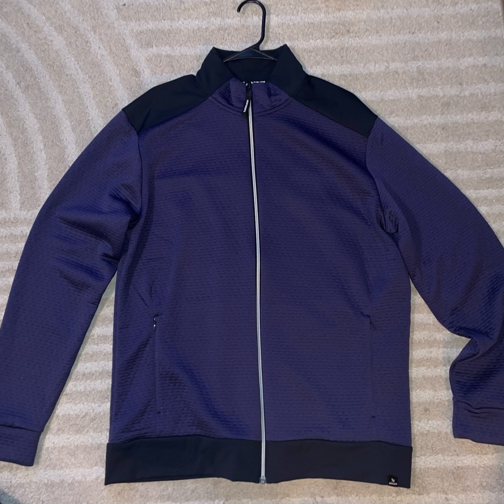 Bauer Navy and Black Zip-Up Jacket